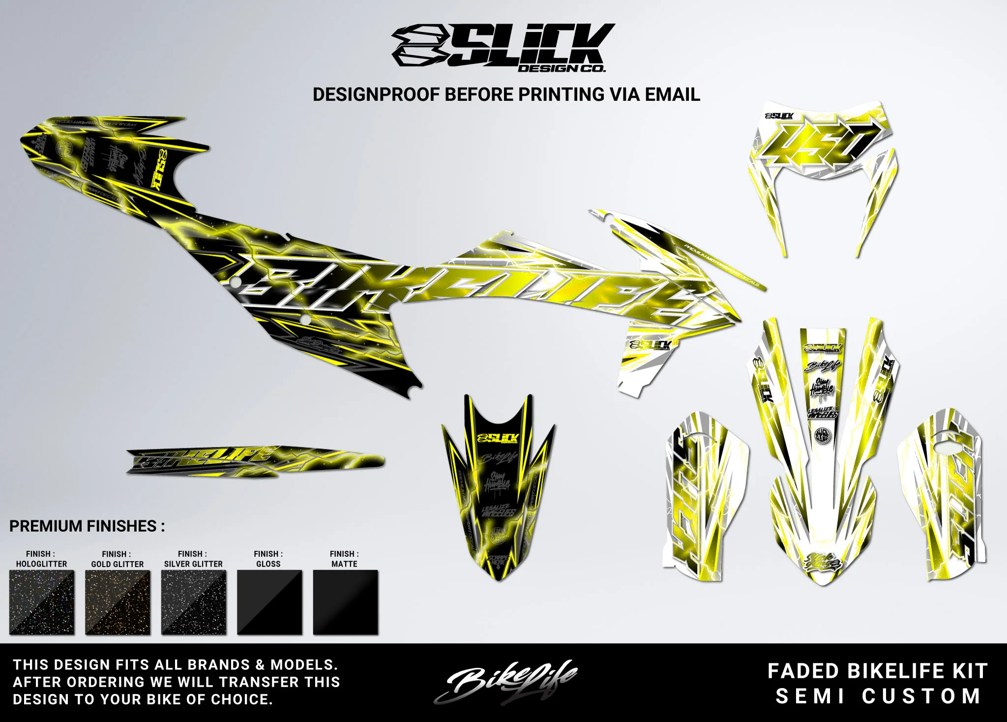 NEW! FADED BIKELIFE - GRAPHICS KIT - Image 10