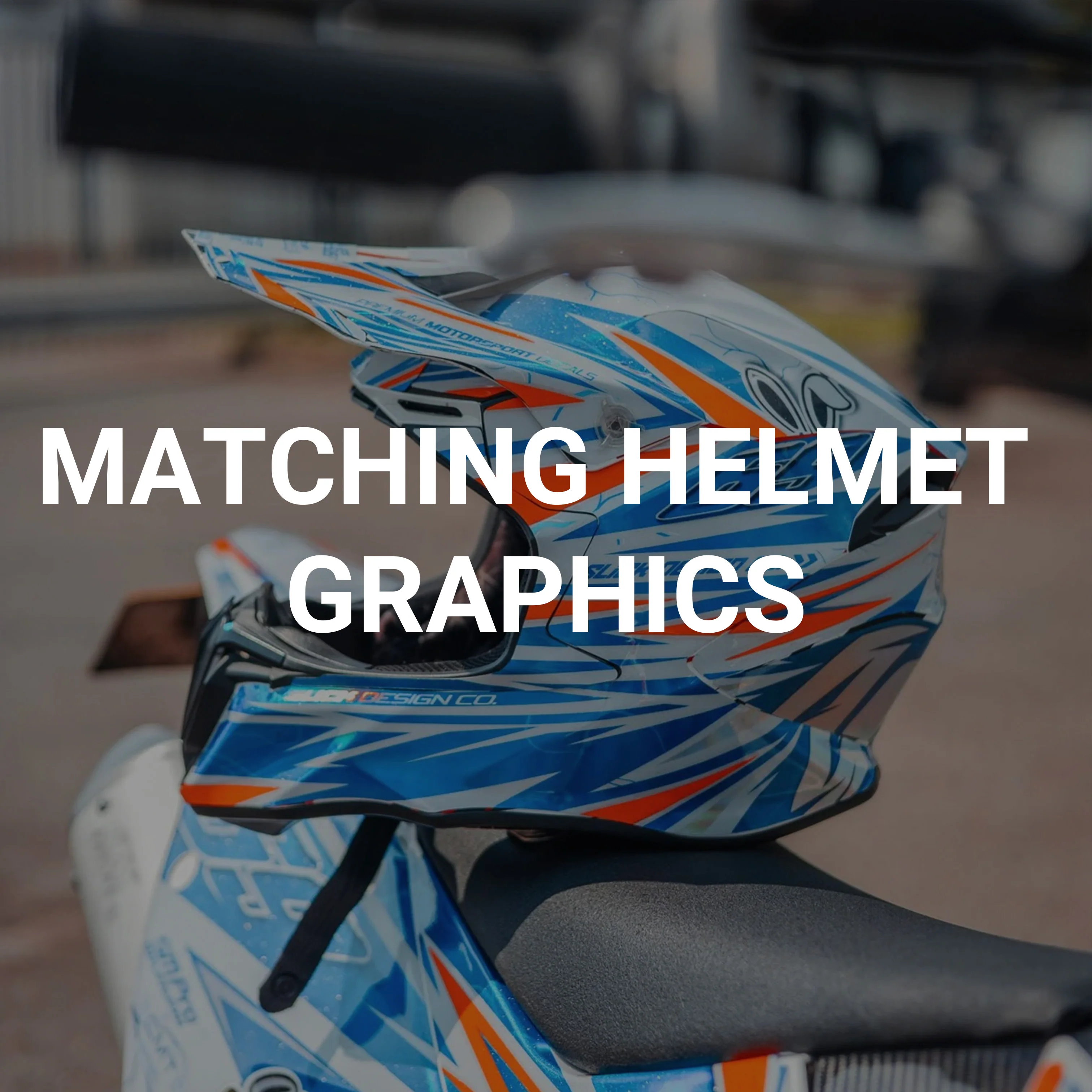 Matching helmet graphics