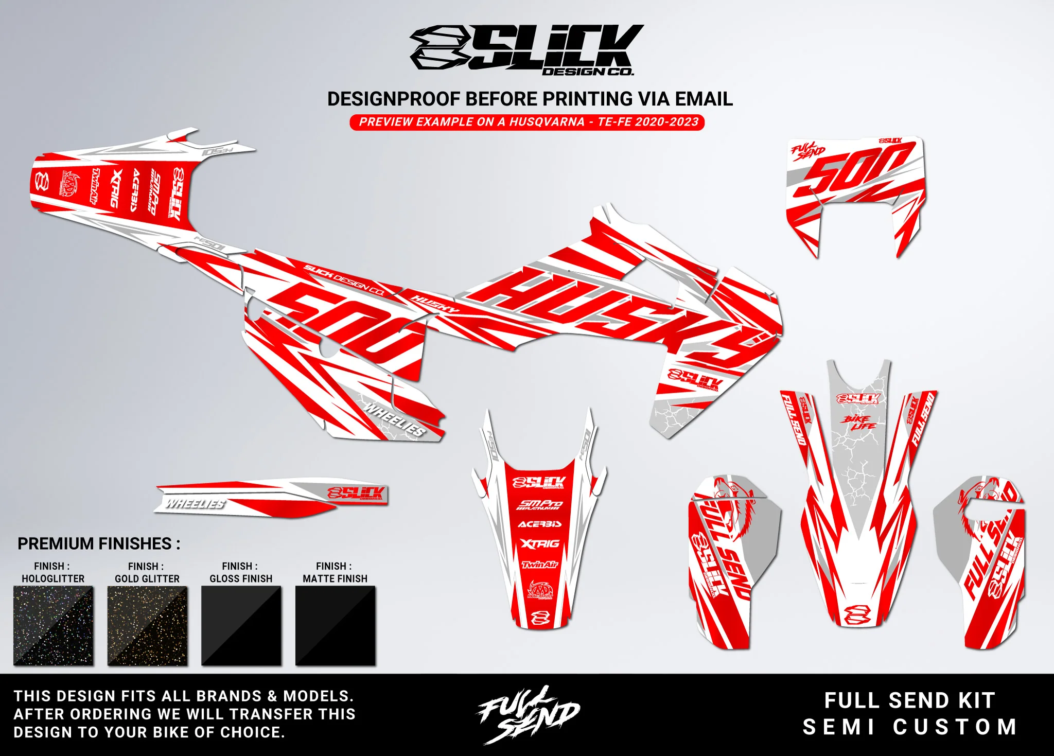 WHITE FULLSEND - GRAPHICS KIT - Image 4
