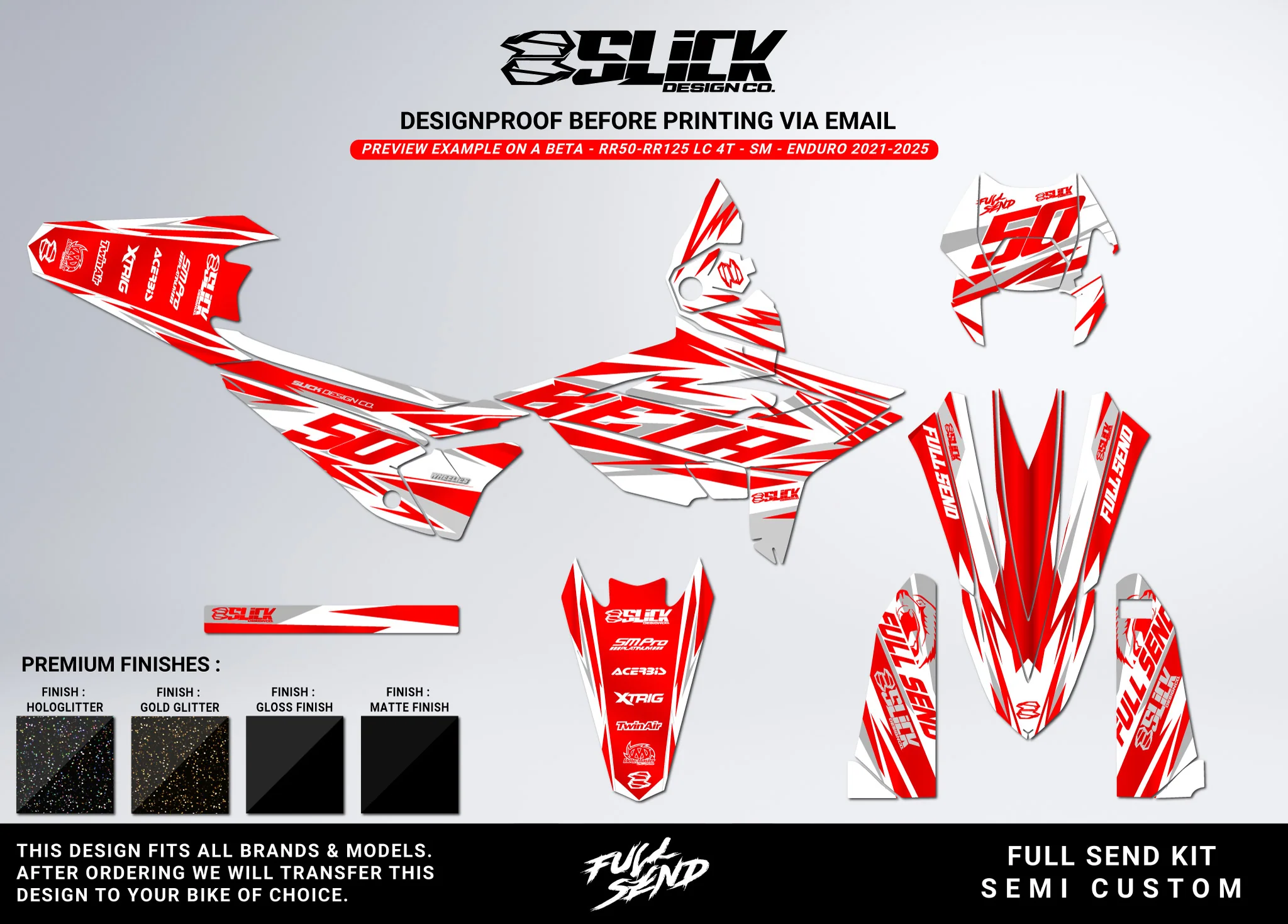 WHITE FULLSEND - GRAPHICS KIT - Image 3