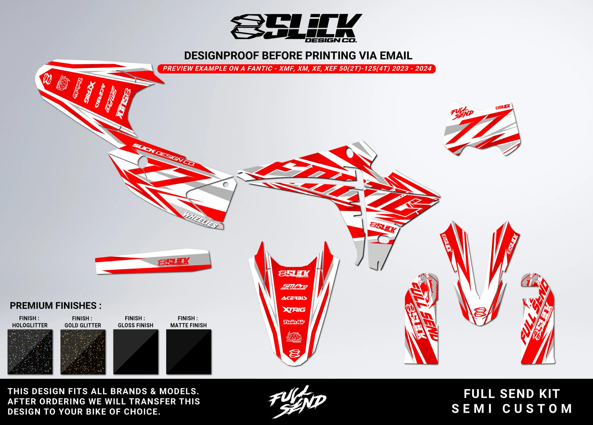 WHITE FULLSEND - GRAPHICS KIT - Image 5