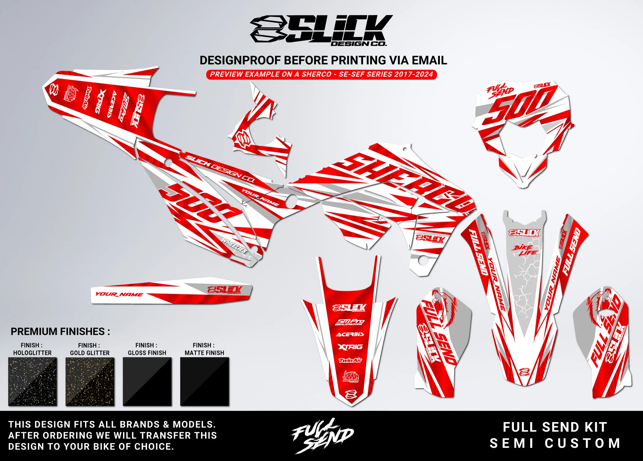 WHITE FULLSEND - GRAPHICS KIT - Image 6
