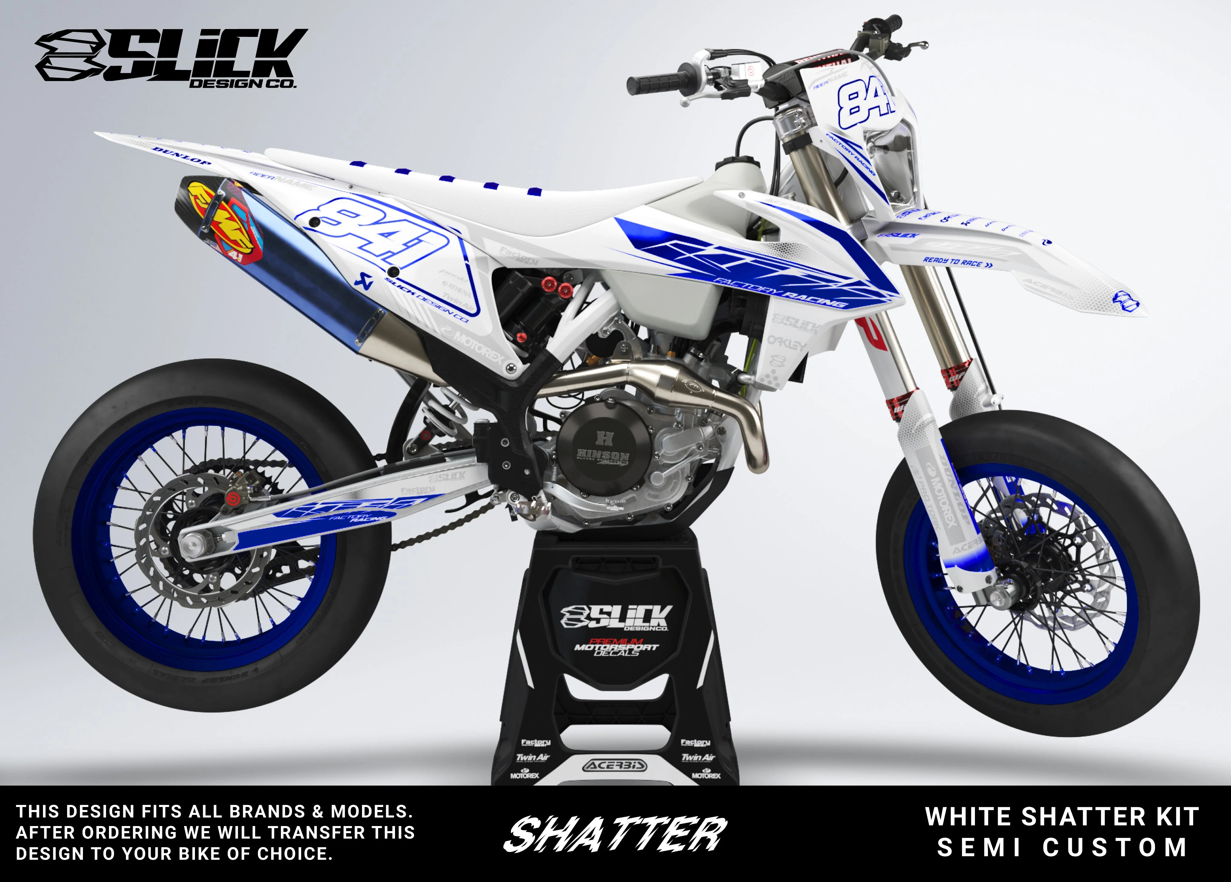 WHITE SHATTER - GRAPHICS KIT (ADD FLUO DOWN BELOW!) - Image 3