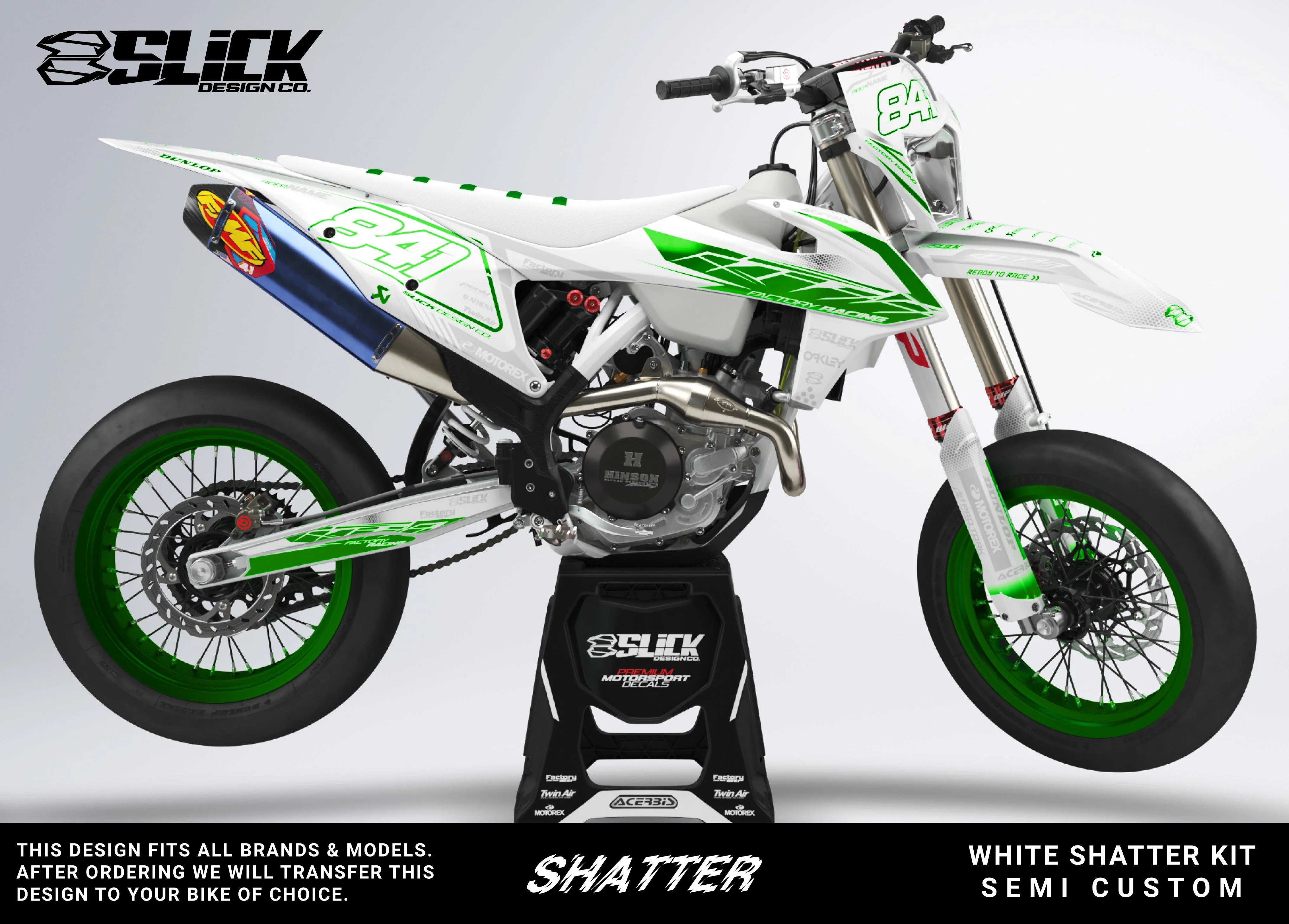 WHITE SHATTER - GRAPHICS KIT (ADD FLUO DOWN BELOW!) - Image 5